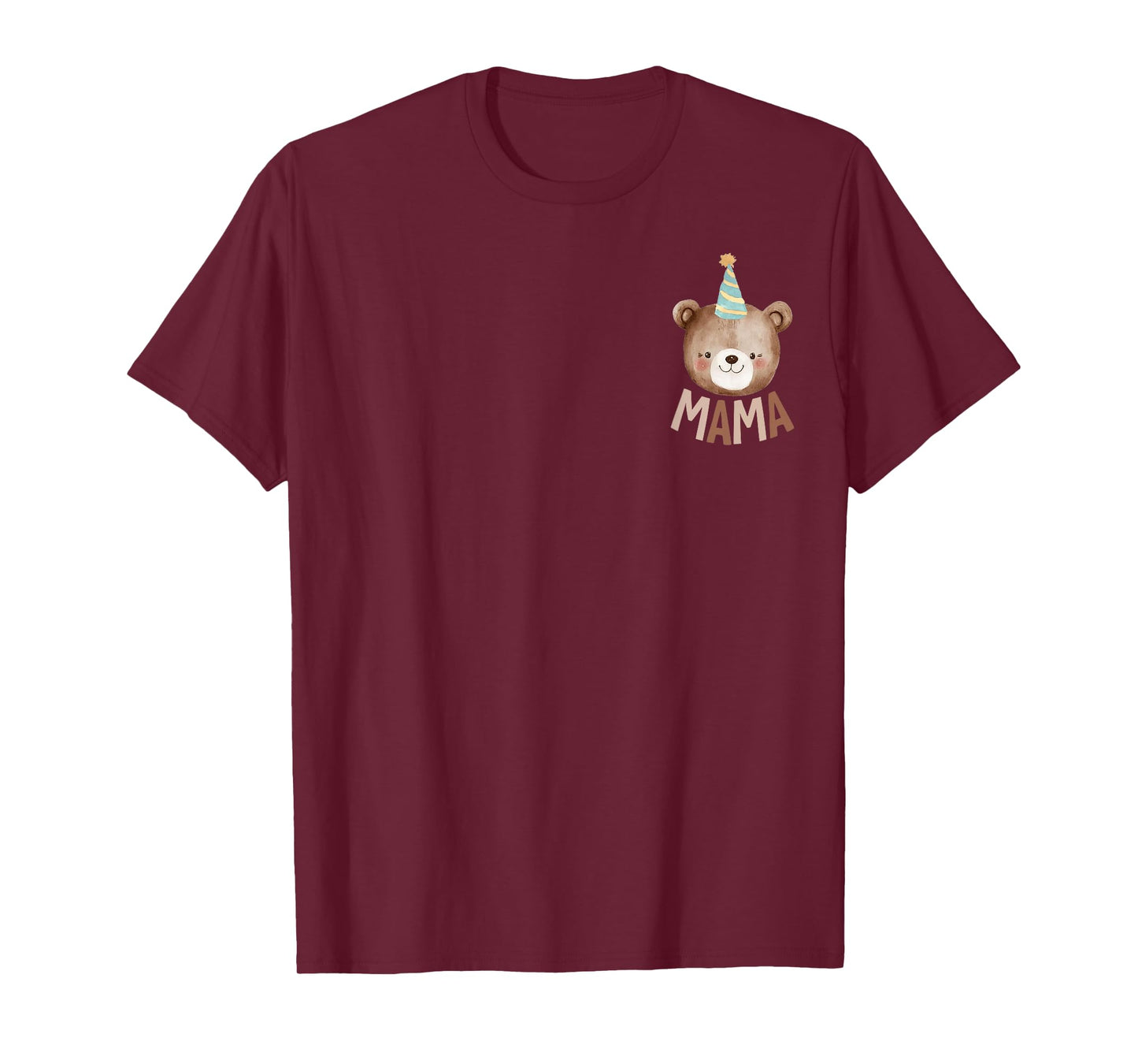 Mama Teddy Bear 1st Birthday Boy Girl Family Matching Party T-Shirt