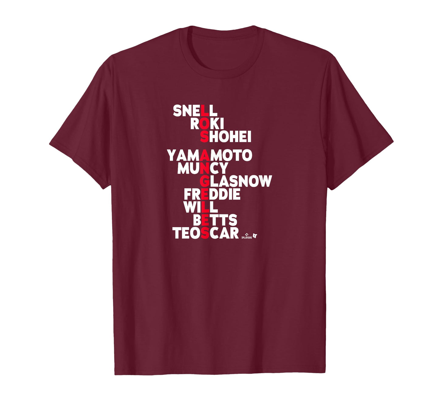 Los Angeles Names 2025 - Los Angeles Baseball T-Shirt