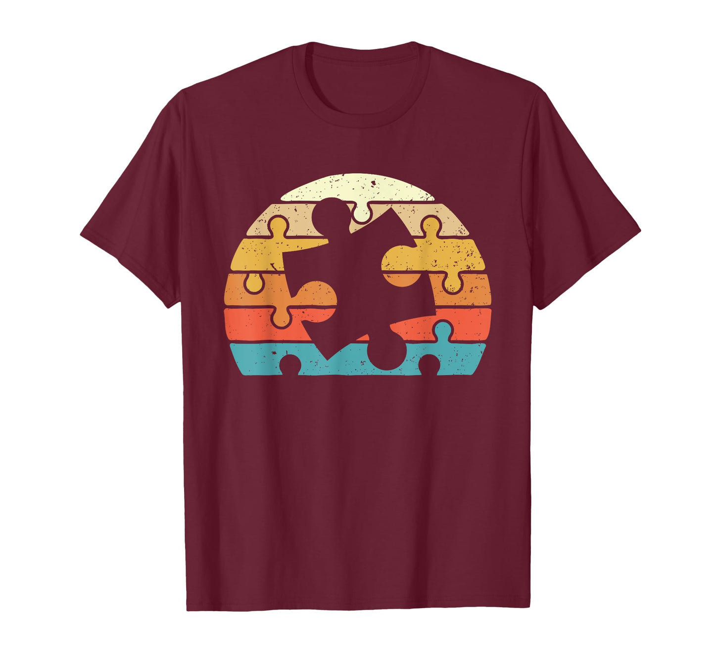 Puzzle Retro Piece - Puzzles Game Puzzler Hobbyist T-Shirt