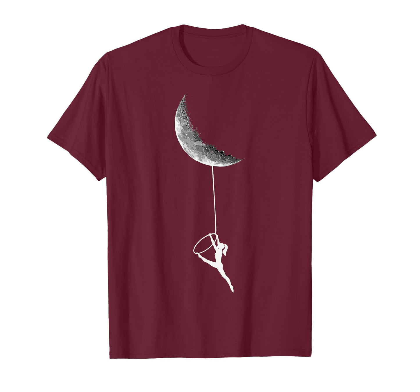 Aerial Moon Silks Lyra Circus Hoop Dancer lovers tee Design T-Shirt