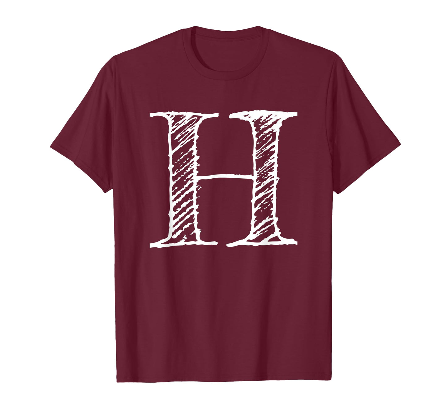 Bold Letter H - Decorative Alphabet Big Font Capital Letter T-Shirt