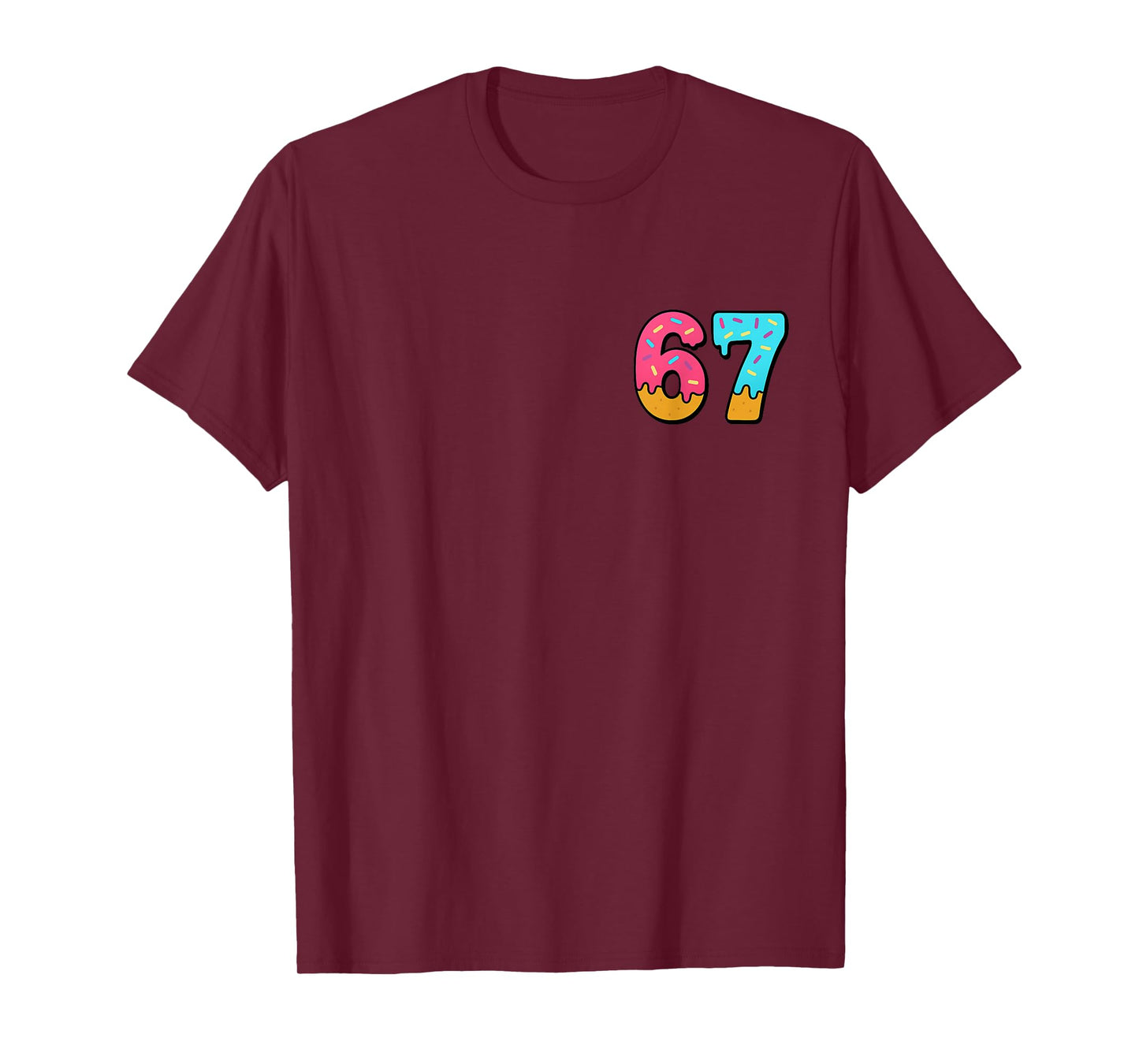 Cute 67 Six Seven Ice Cream Drip Sport 78 Fun Mason Meme T-Shirt