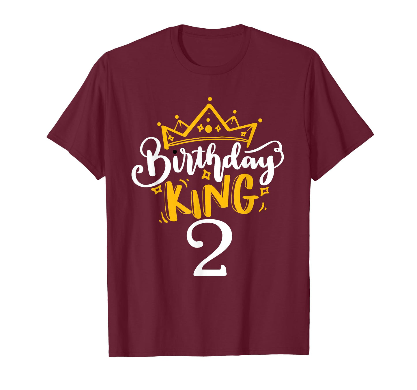 2nd Birthday King 2 Years Old Party Ideas For Boys T-Shirt