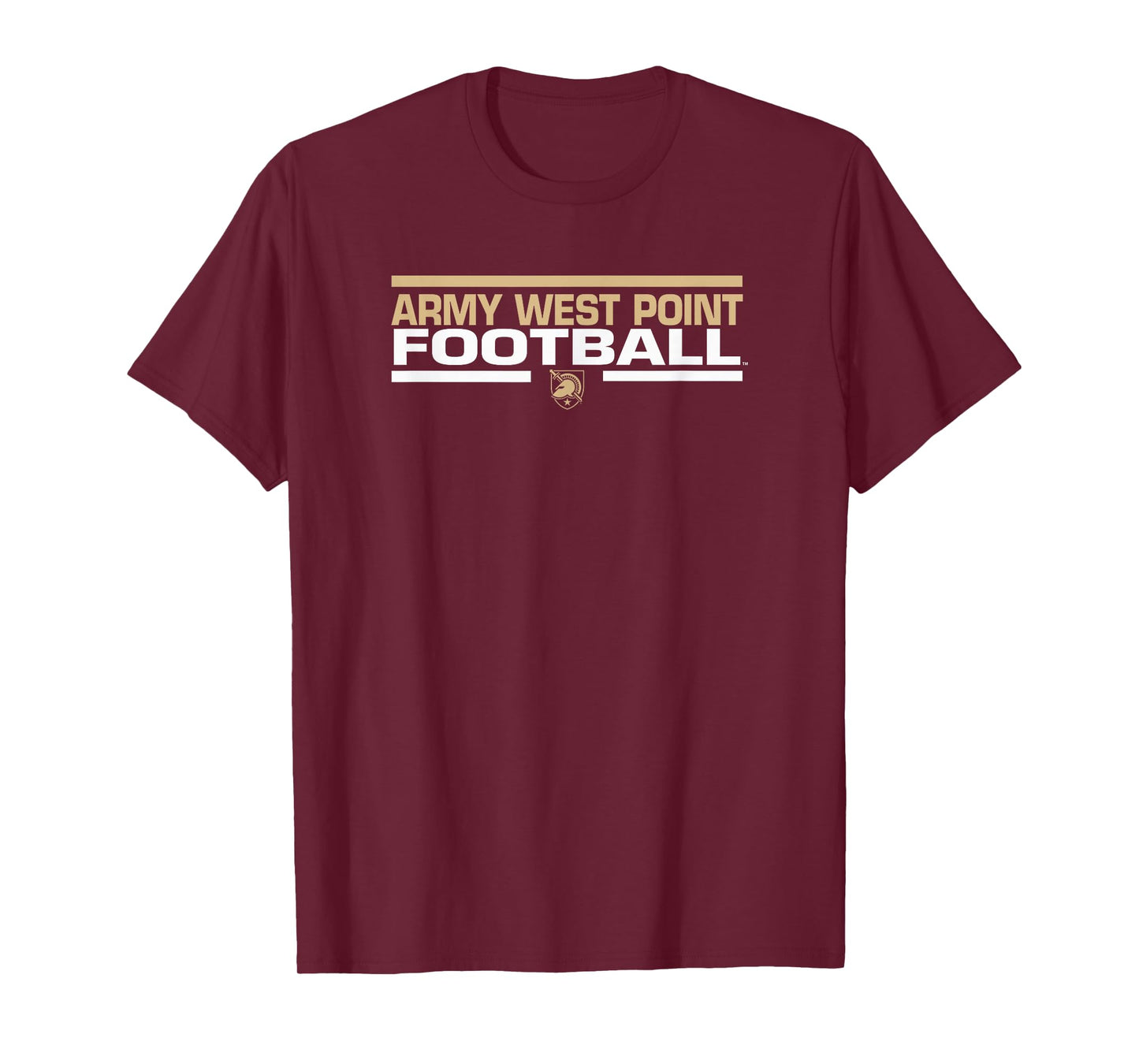 Army Black Knights Football Tackle Black Officially Licensed T-Shirt