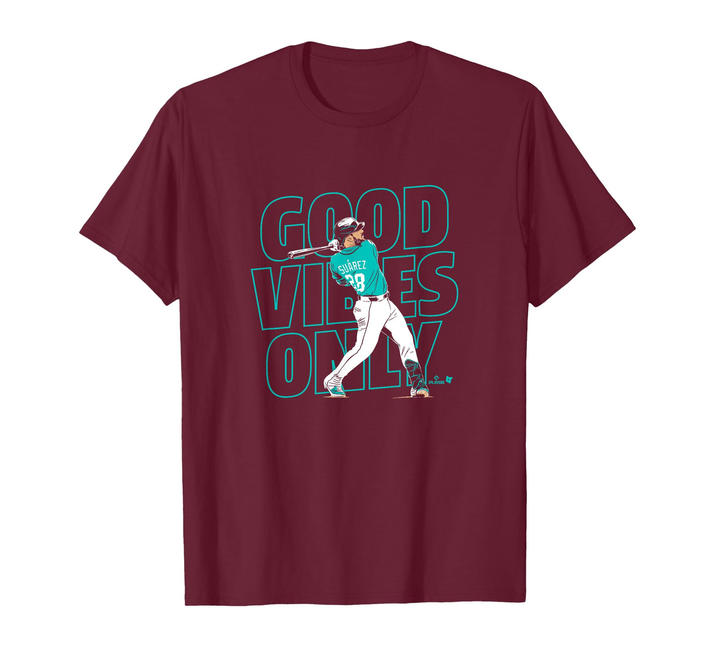 Eugenio Suarez - Good Vibes Only - Seattle Baseball T-Shirt