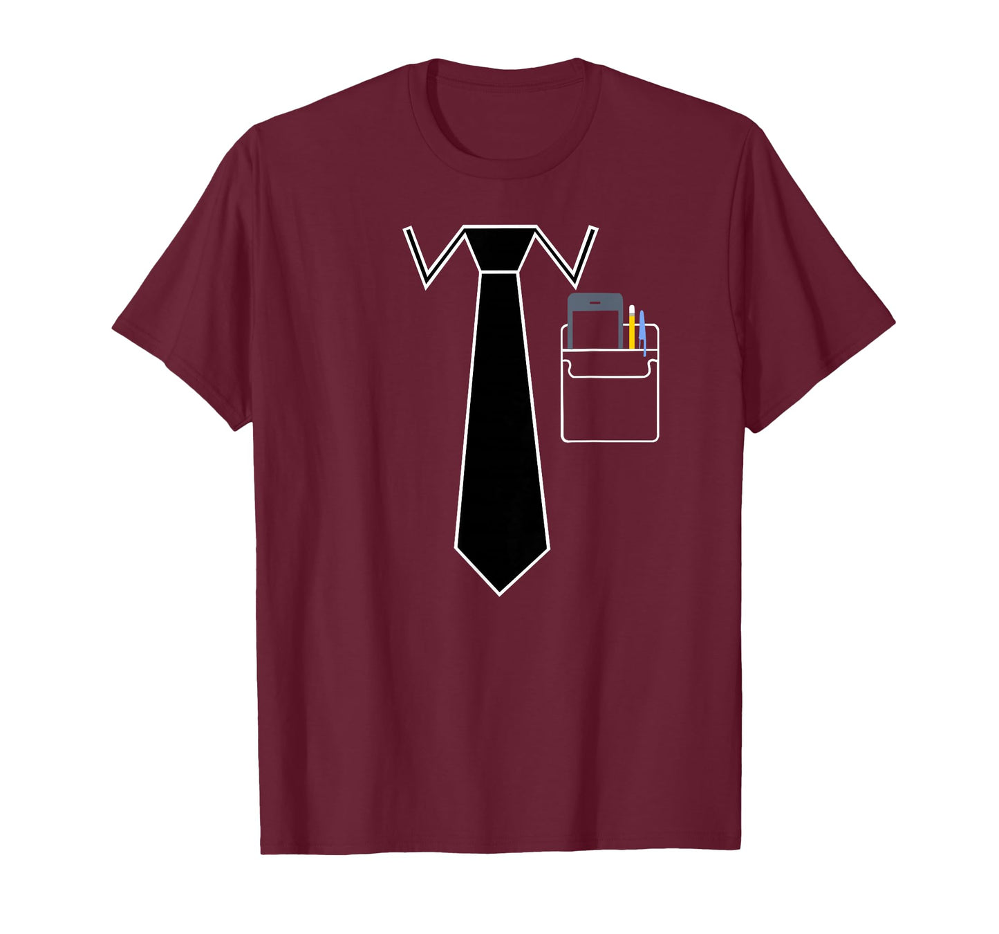 Tie With Pocket Protector Funny Nerd T-Shirt T-Shirt