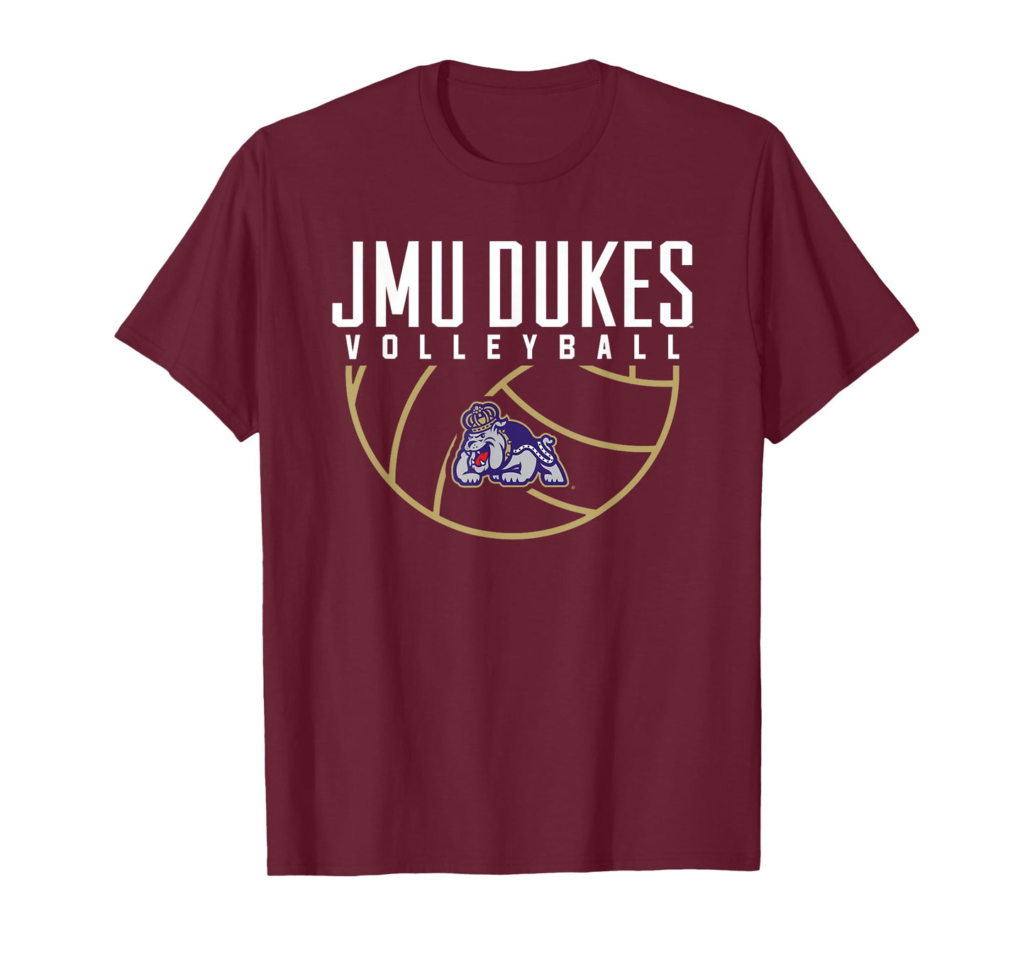 James Madison University JMU Dukes Volleyball Arch T-Shirt