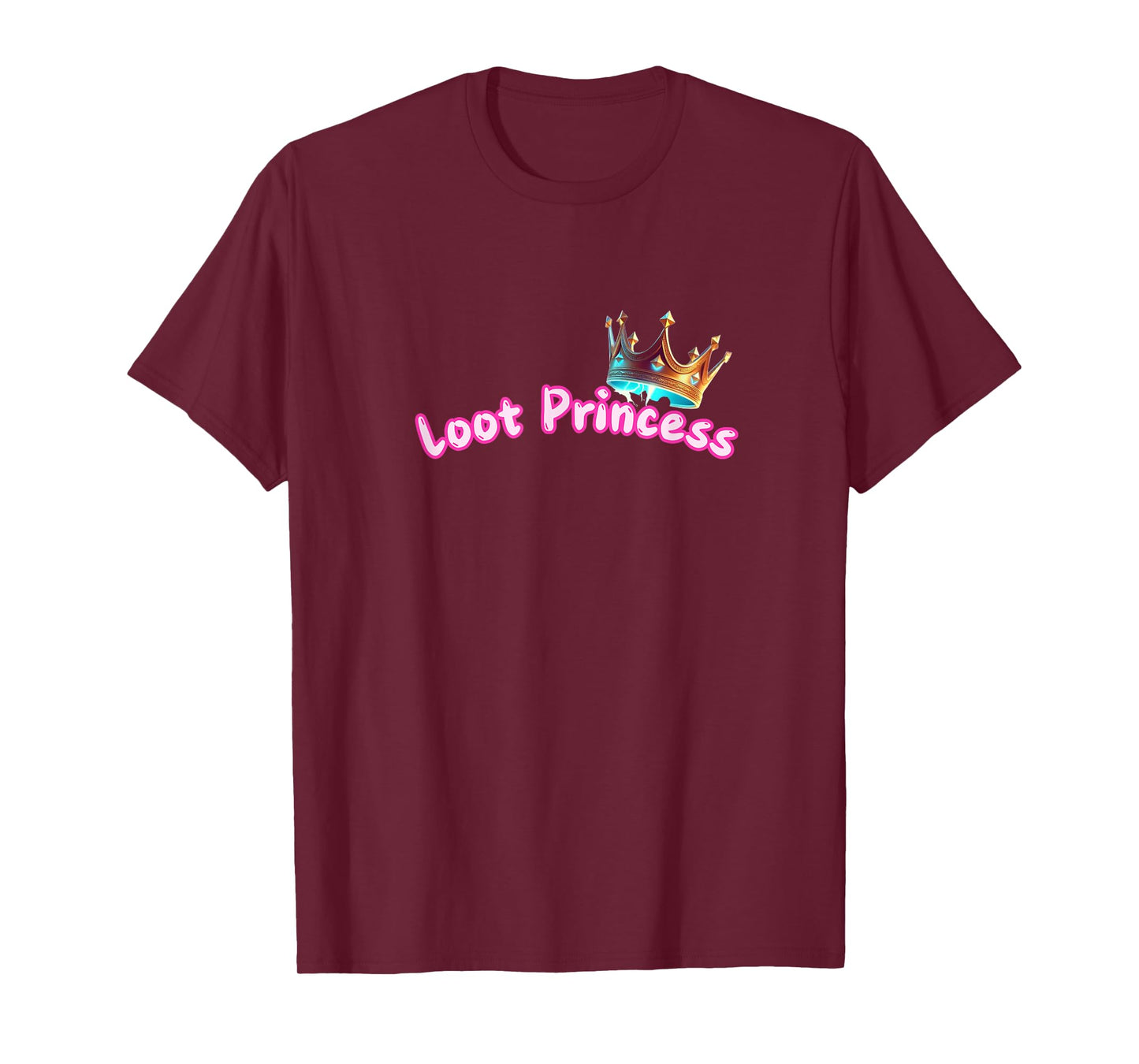 Loot Princess Gamer Girl Funny Cute Comfy Sassy T-Shirt