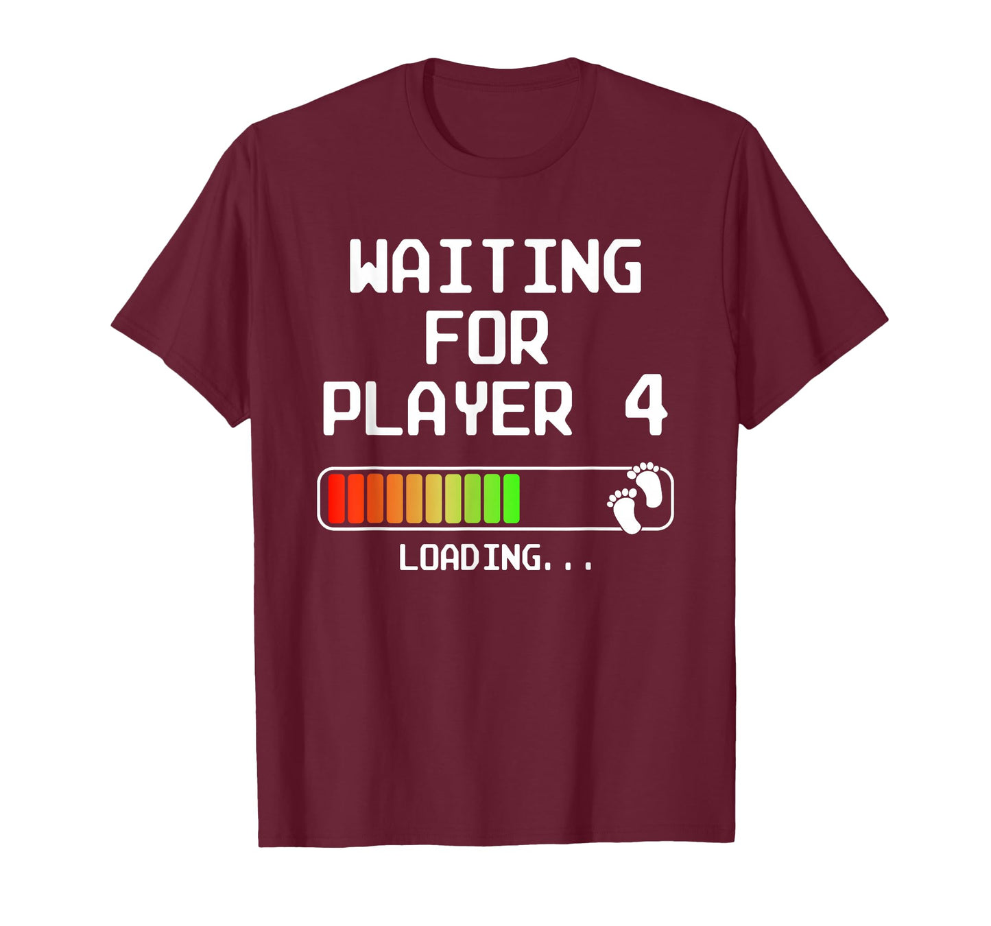 Gamer Pregnancy Announcement 2nd Baby Expectant Dad Player 4 T-Shirt