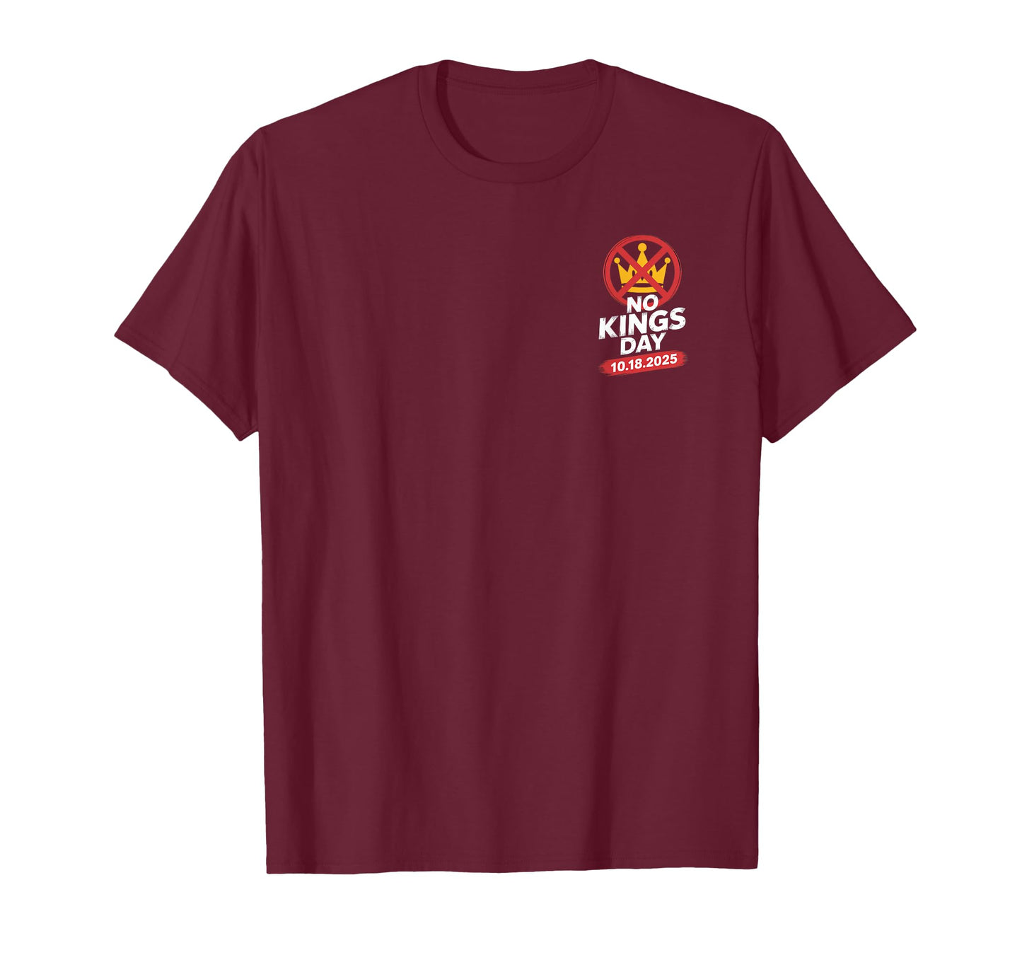 No Kings Day Empowering Rebels Statement for Bold T-Shirt