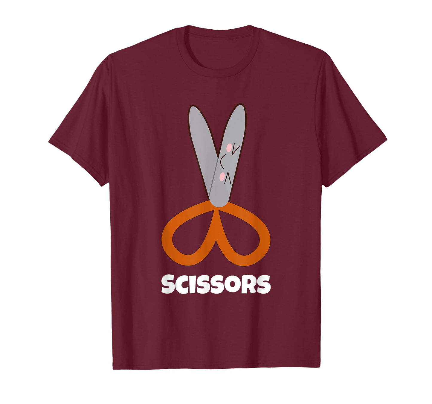 Rock Paper Scissors Shirt Funny Group Halloween Costumes T-Shirt