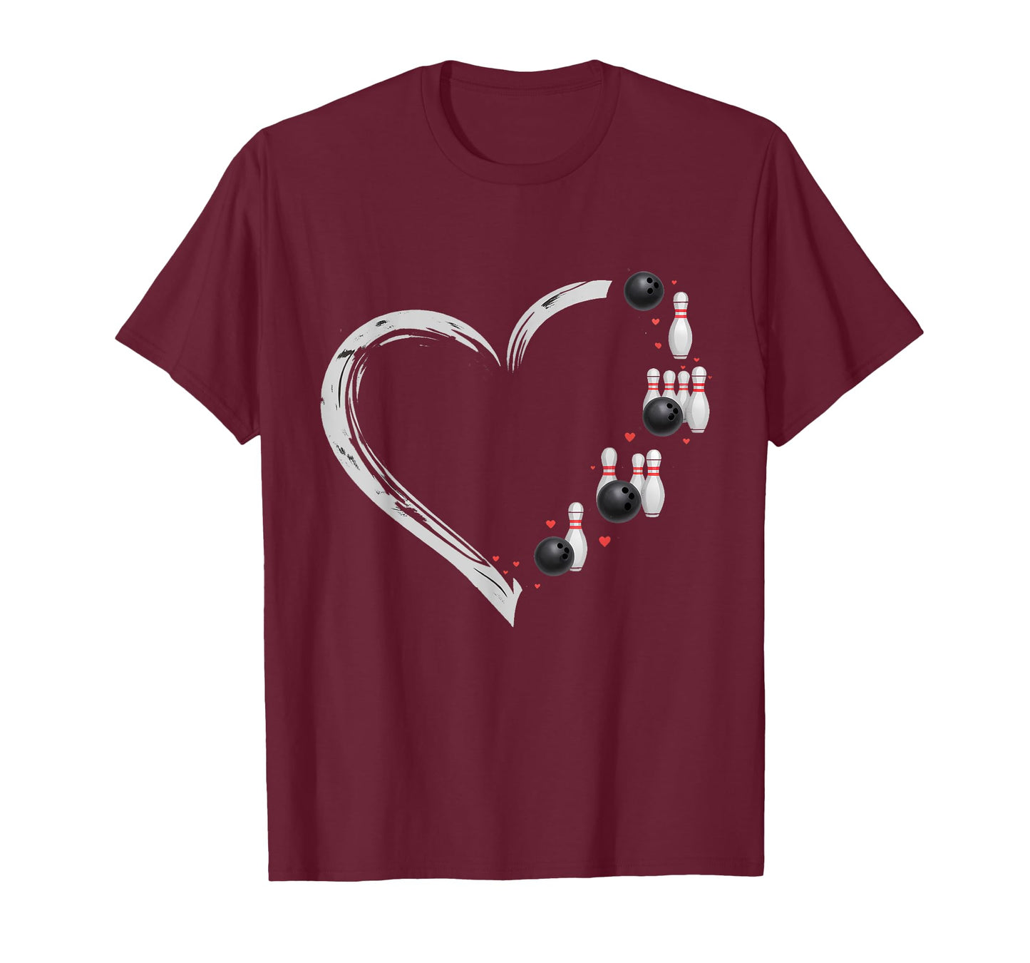 Bowling Shirt Girls Love Team Bowling Vintage T-Shirt