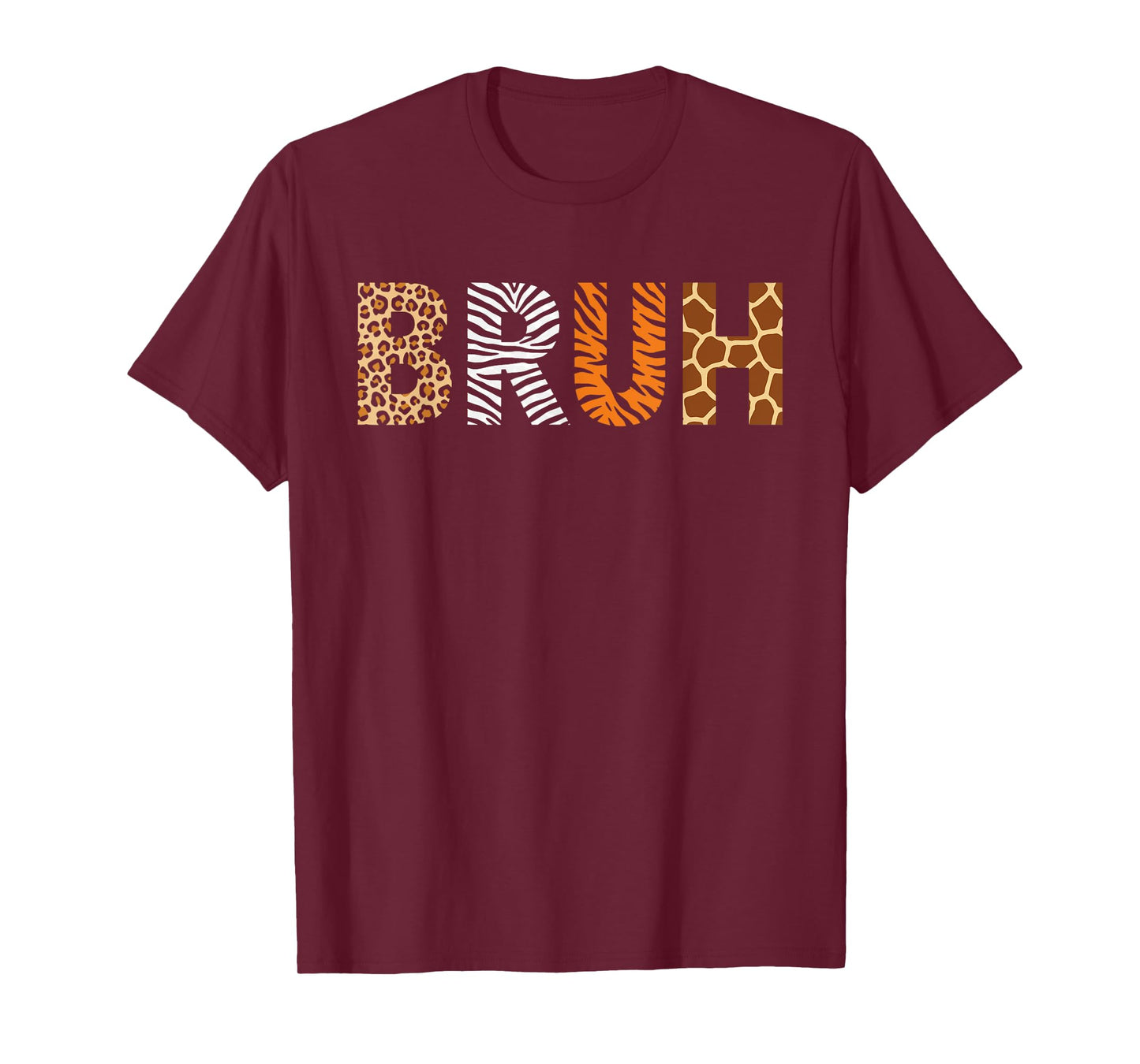 Bruh Zookeeper Safari Animal Print Costume Girls Boys Zoo T-Shirt