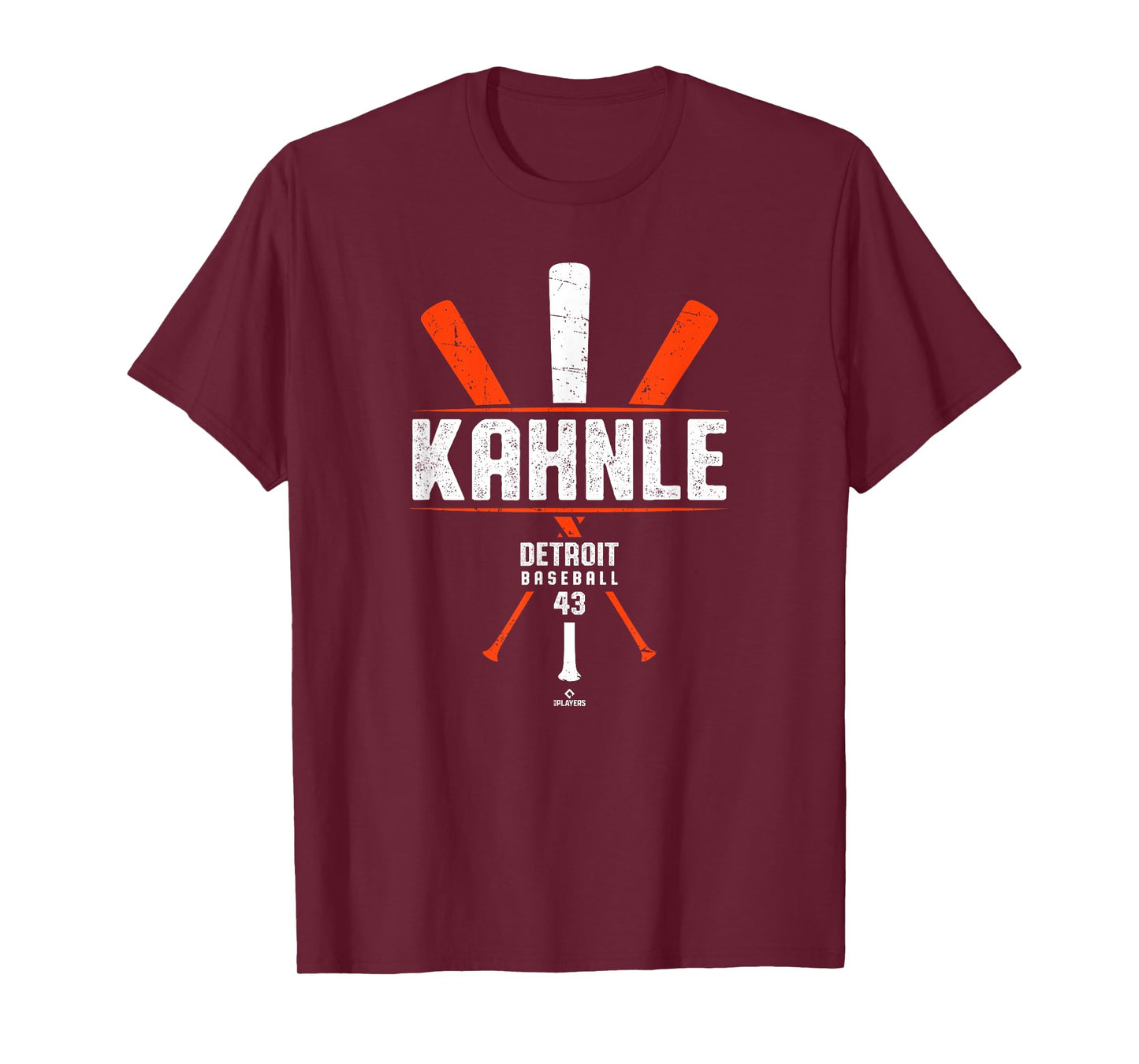 Vintage Baseball Bat Gameday Tommy Kahnle Detroit Baseball T-Shirt