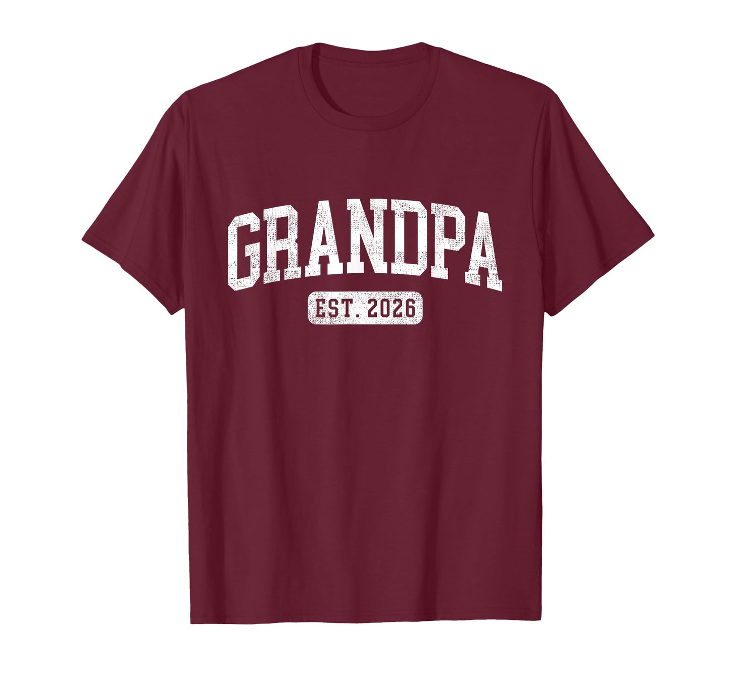 Grandpa Est 2026 Promoted To Grandpa Announcement T-Shirt