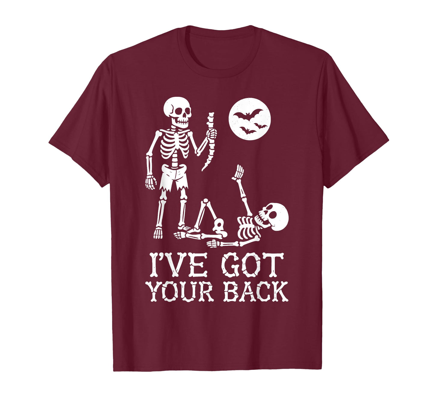 Halloween Skeletons Ive Got Your Back Costume Men Women Kids T-Shirt