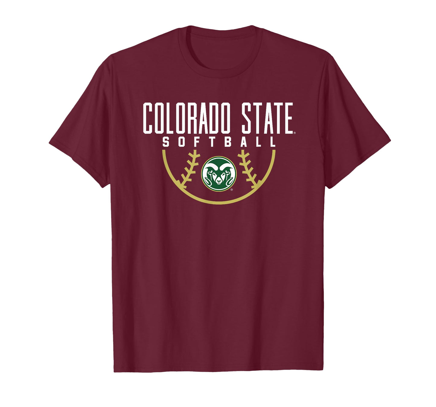 Colorado State University Rams Softball Arch T-Shirt