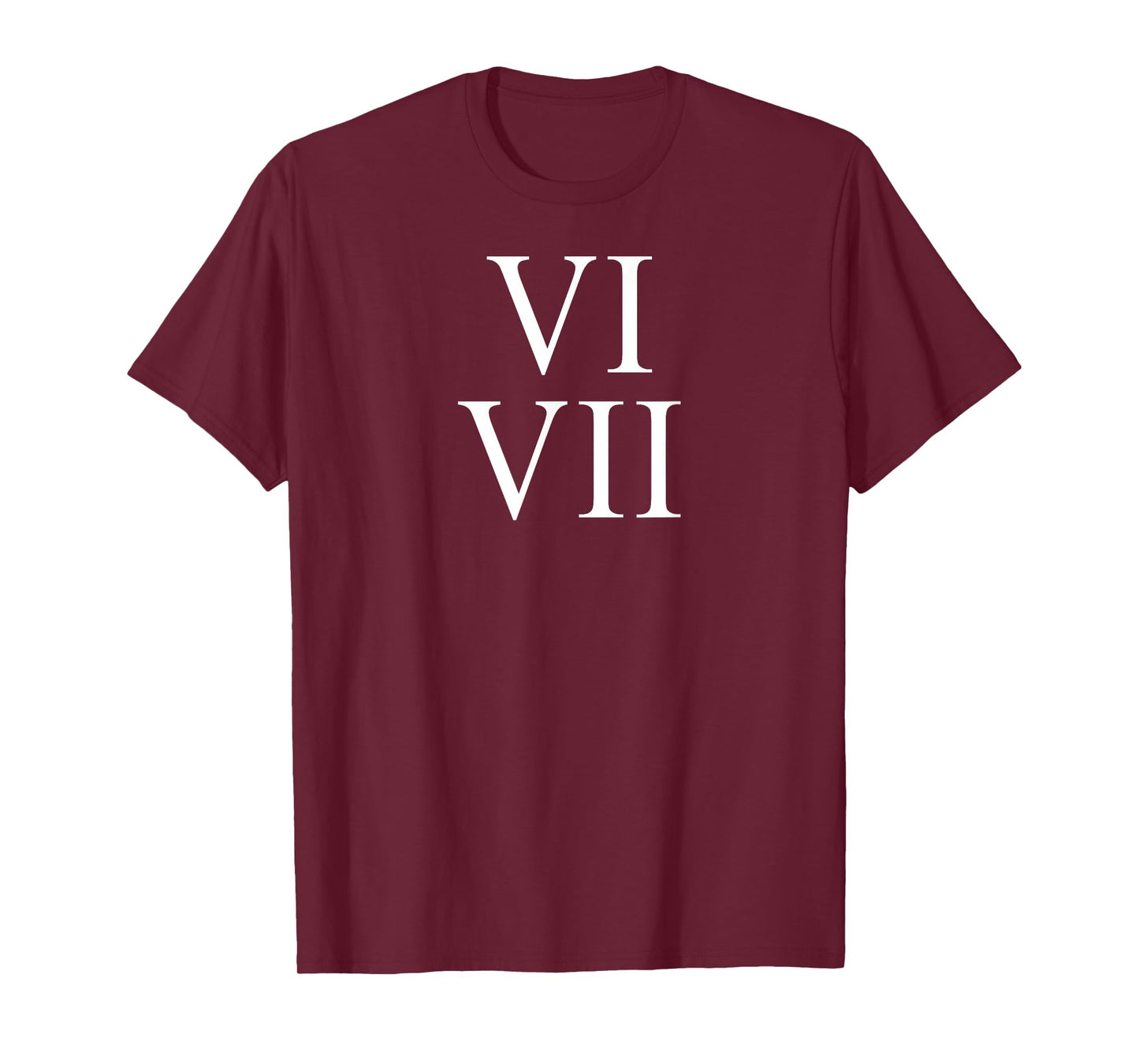 67 Roman Numerals VI VII Funny Six Seven Meme Matching Group T-Shirt