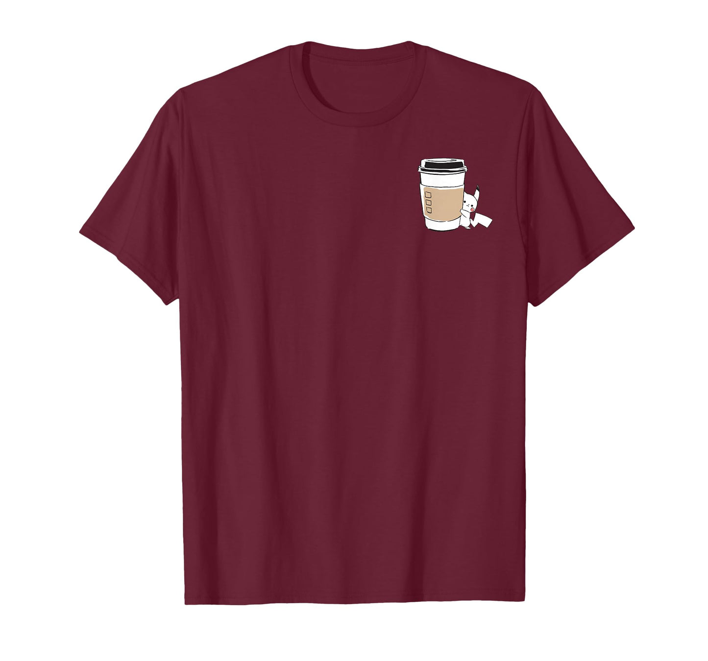 Pokémon Pikachu Sketch Mini Coffee Cup Cute Pocket Icon T-Shirt