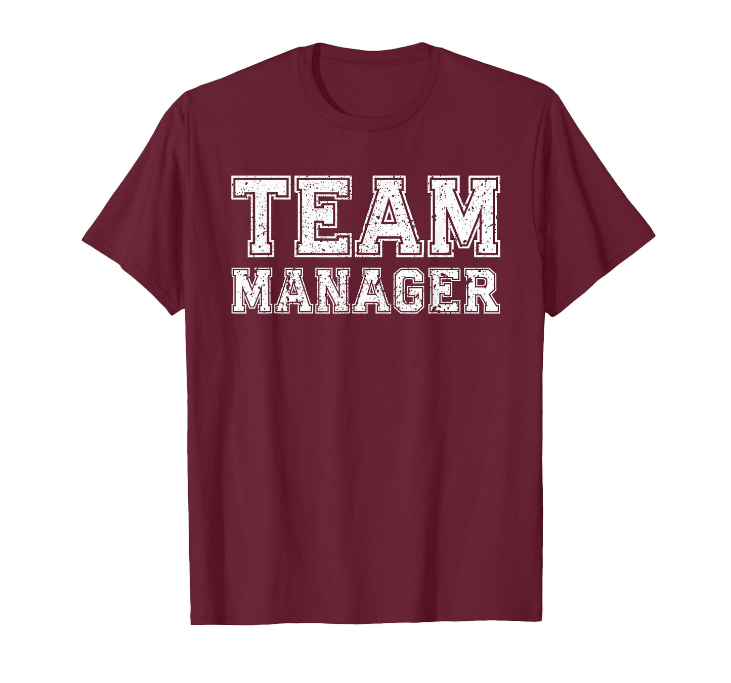 Team Manager Vintage High School Varsity College Team T-Shirt