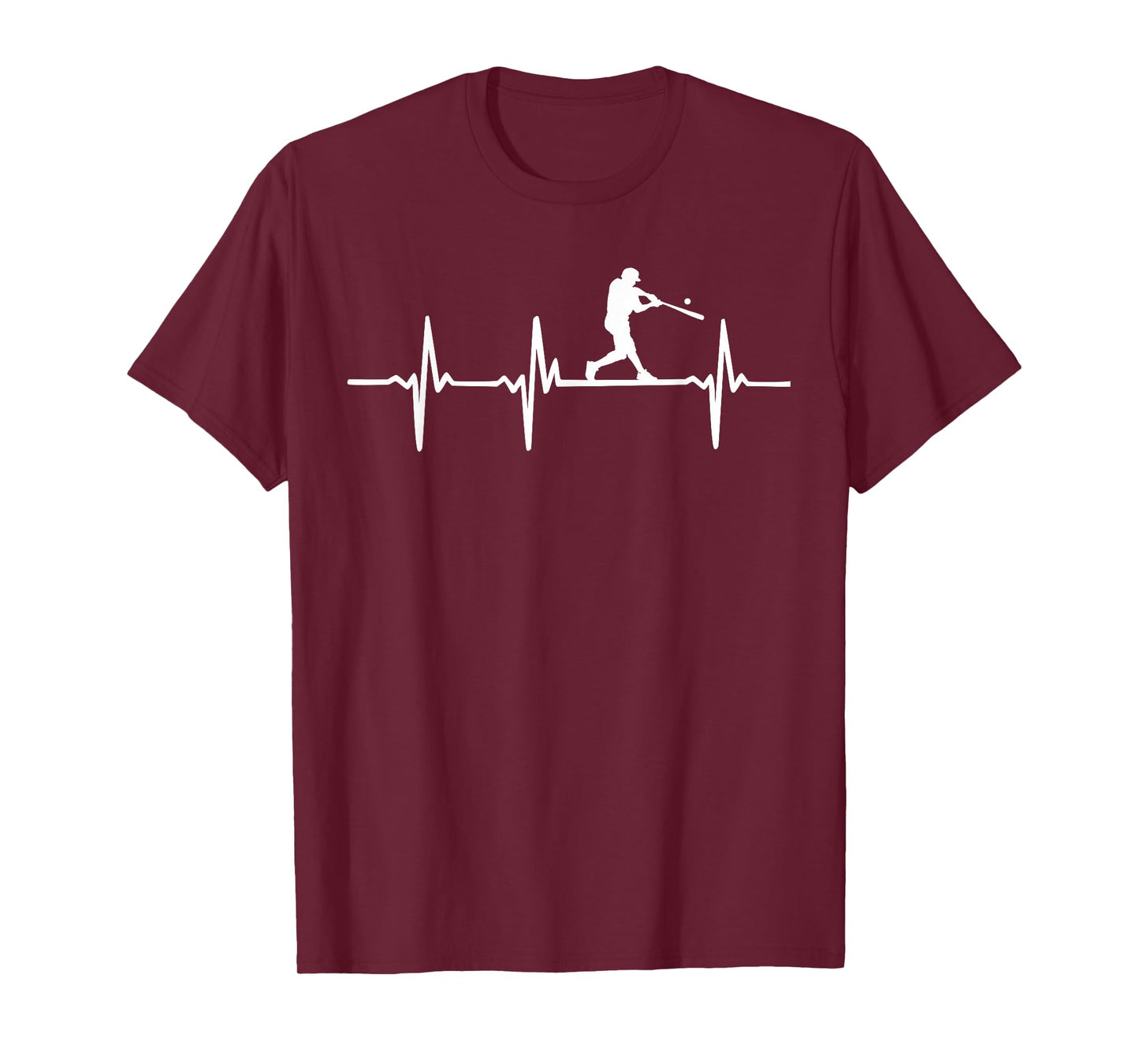 Baseball Heartbeat For Baseball Players And Fans T-Shirt