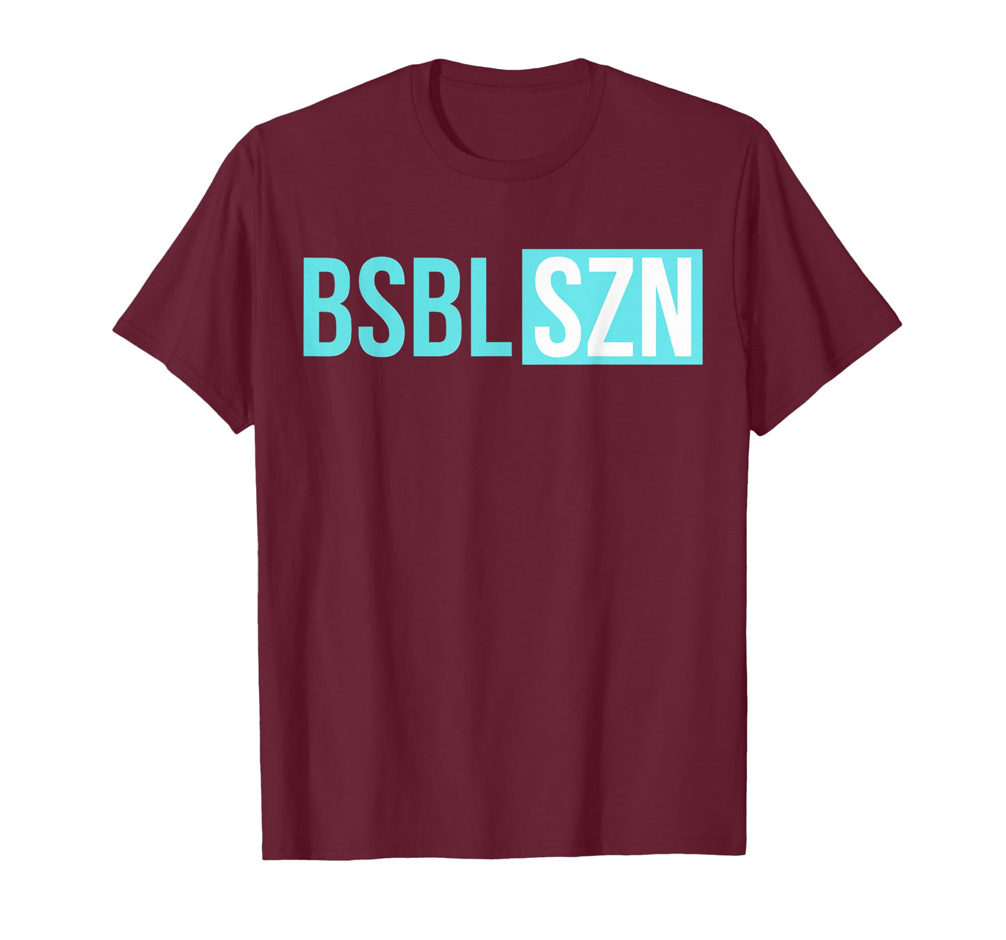 BSBL SZN Baseball Season Game Day Boys Girls Youth T-Shirt