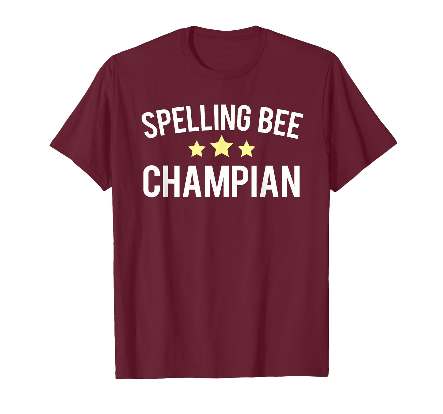 Spelling Bee Champion Misspelled Champion Speller Gag Gift T-Shirt
