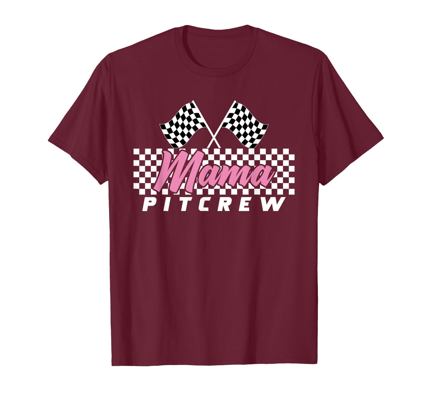 Race Car Birthday Party Racing Family Mama Pit Crew T-Shirt