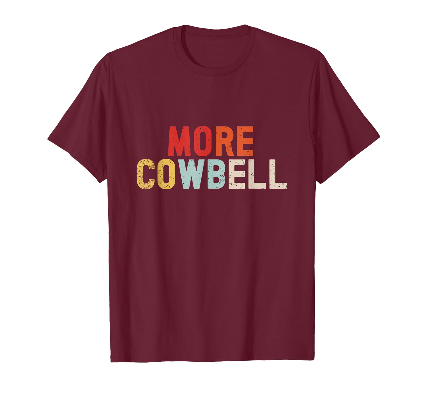 Cow Bell More Cowbell Vintage Funny Drummer Cowbell Funny T-Shirt