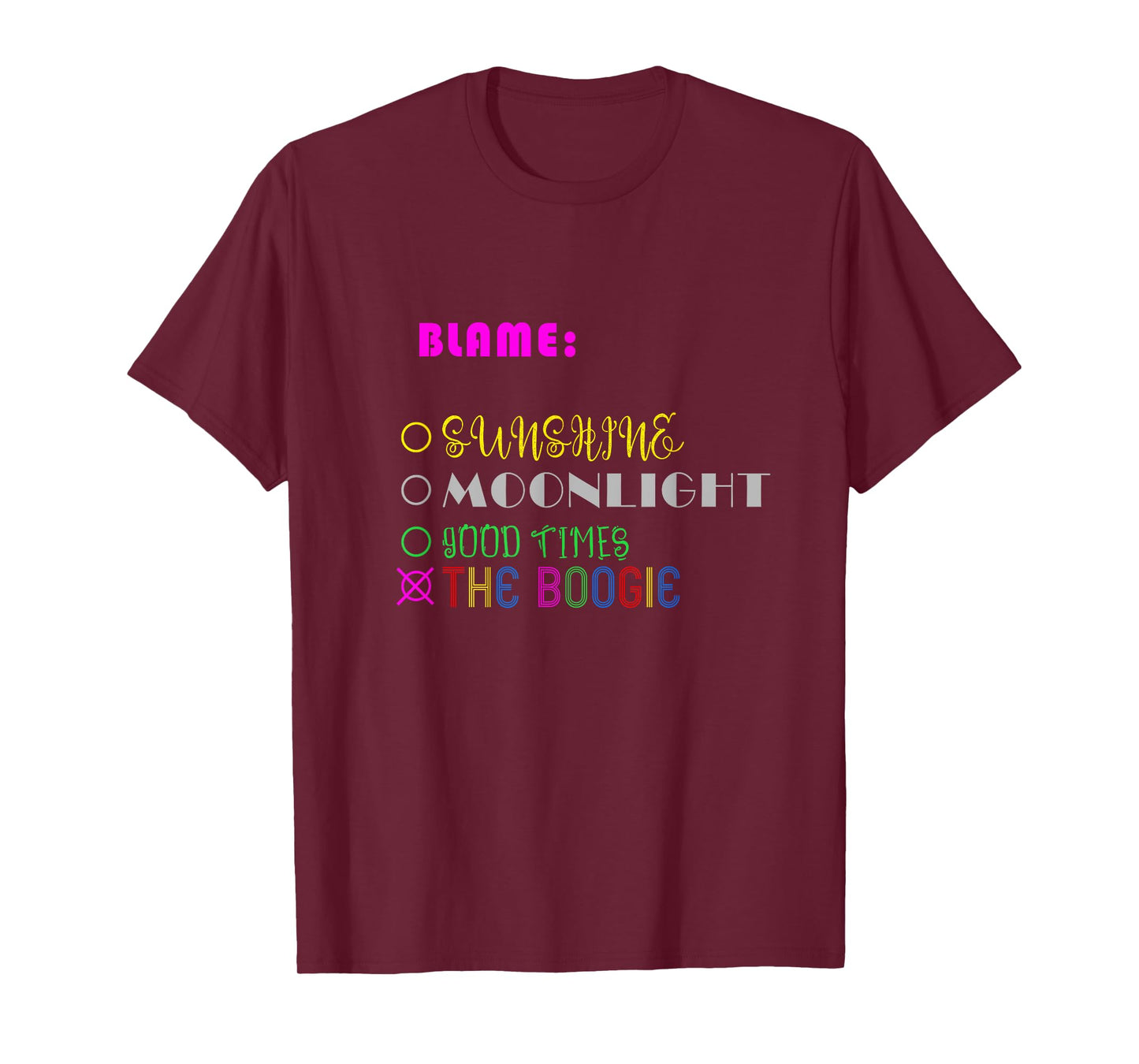 Dont Blame It On The Sunshine Men Women Girls Kids T-Shirt