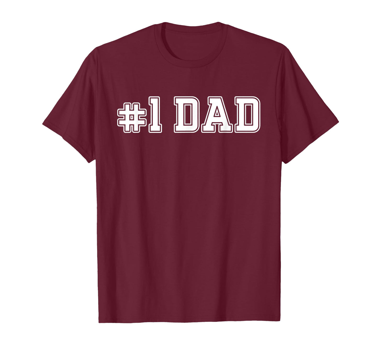 #1 Dad Best Dad Father's Day Number One Dad T-Shirt