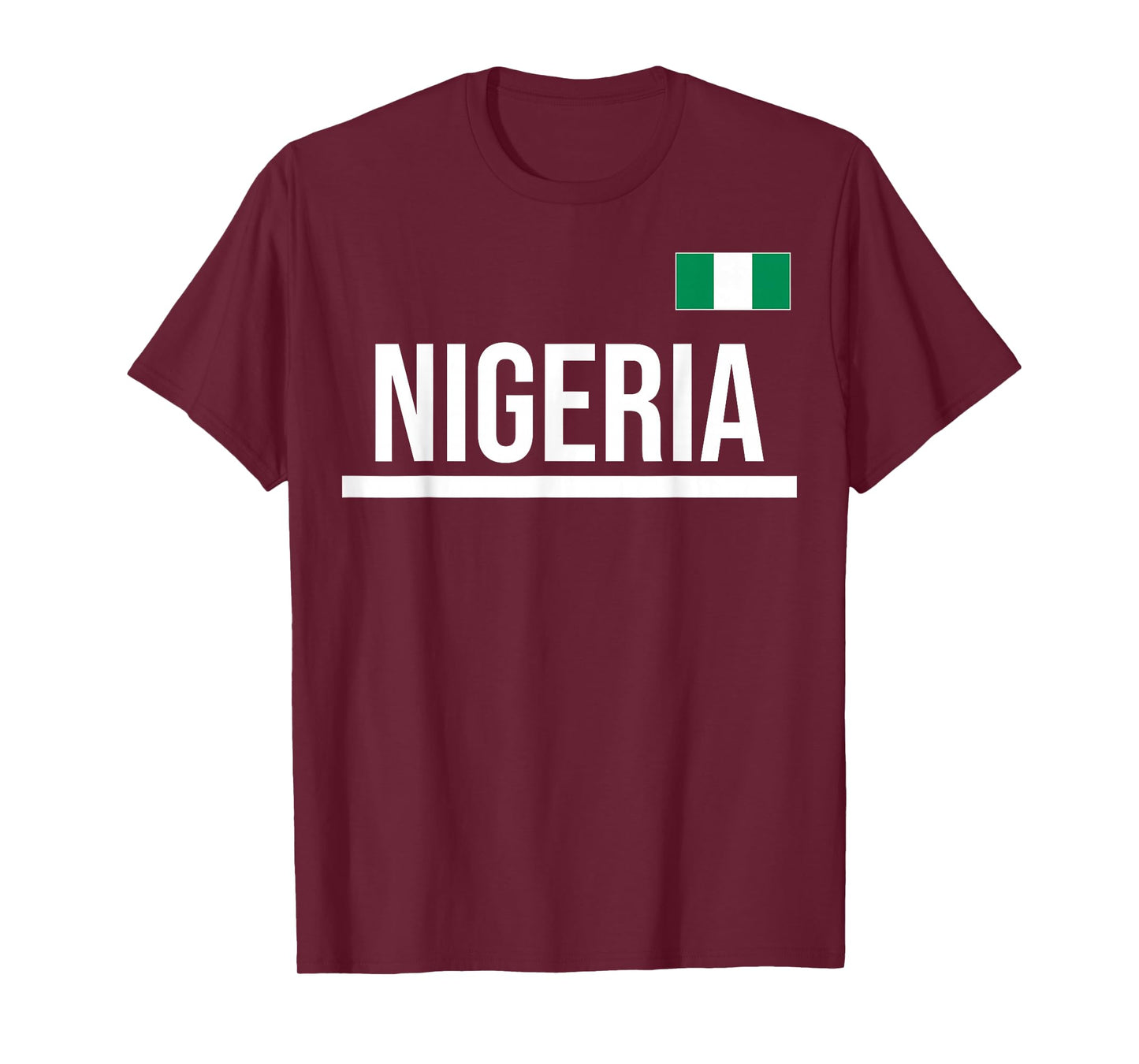 Nigeria Flag Sports Jersey T-Shirt