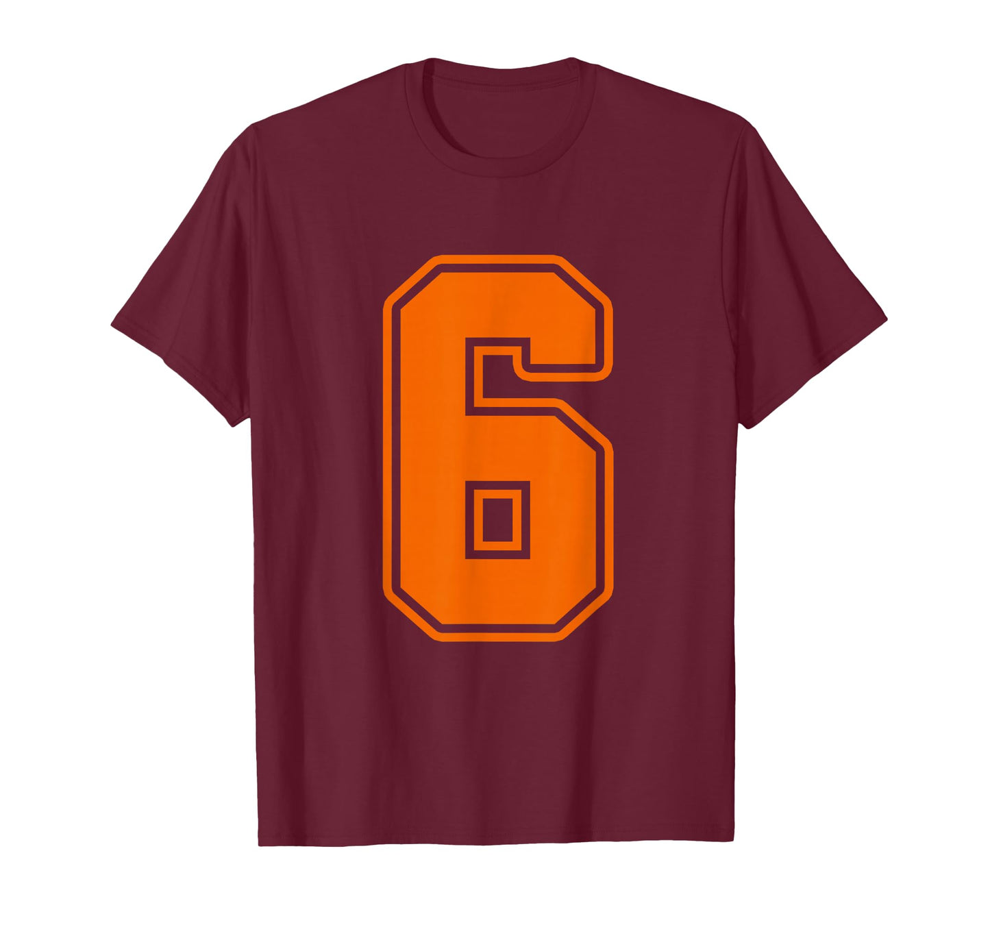 Number 6 Six Seven 6 7 Meme Funny Halloween Design Couples T-Shirt