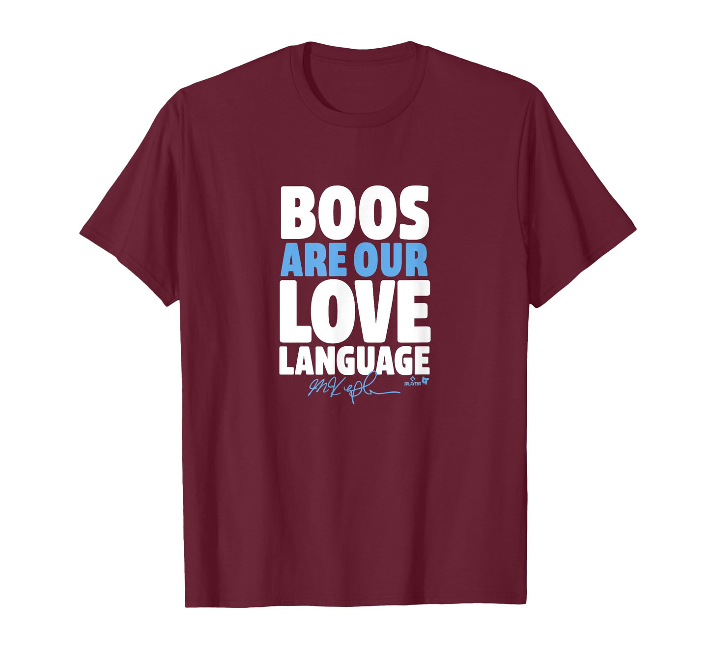 Boos are Our Love Language - Philadelphia Baseball T-Shirt