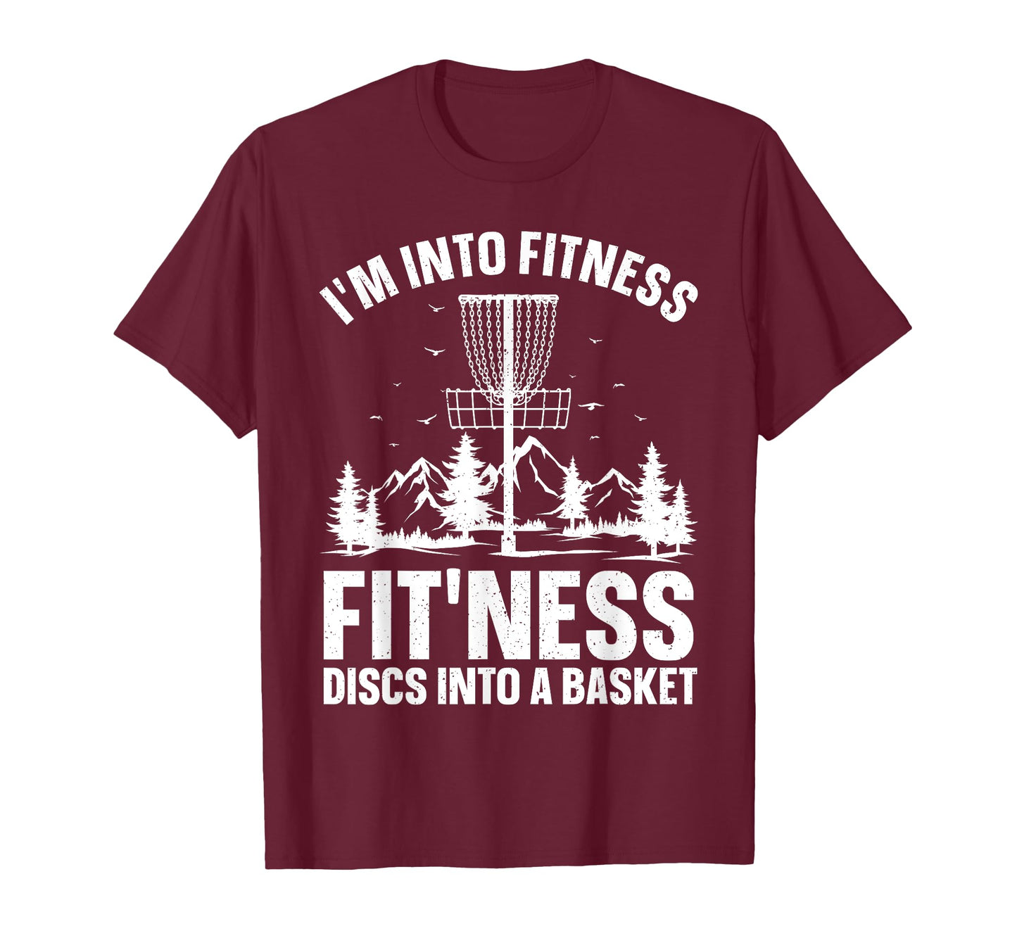 Disc Golf Art For Men Women Disc Golfer Player Disc Golf T-Shirt
