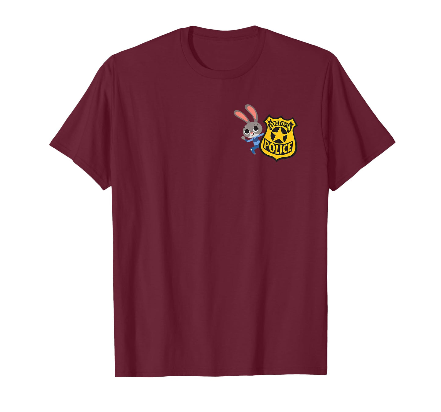 Disney Zootopia Judy Hopps ZPD Police Badge Costume T-Shirt