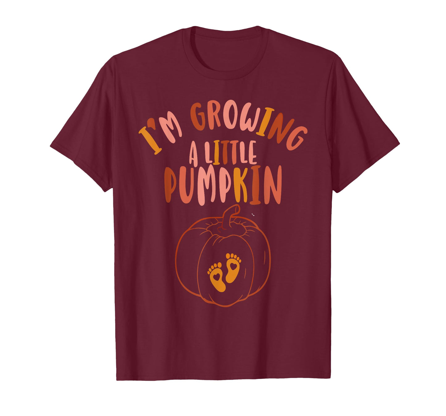 I'm Growing A little Pumpkin Thanksgiving Pregnancy Women's T-Shirt