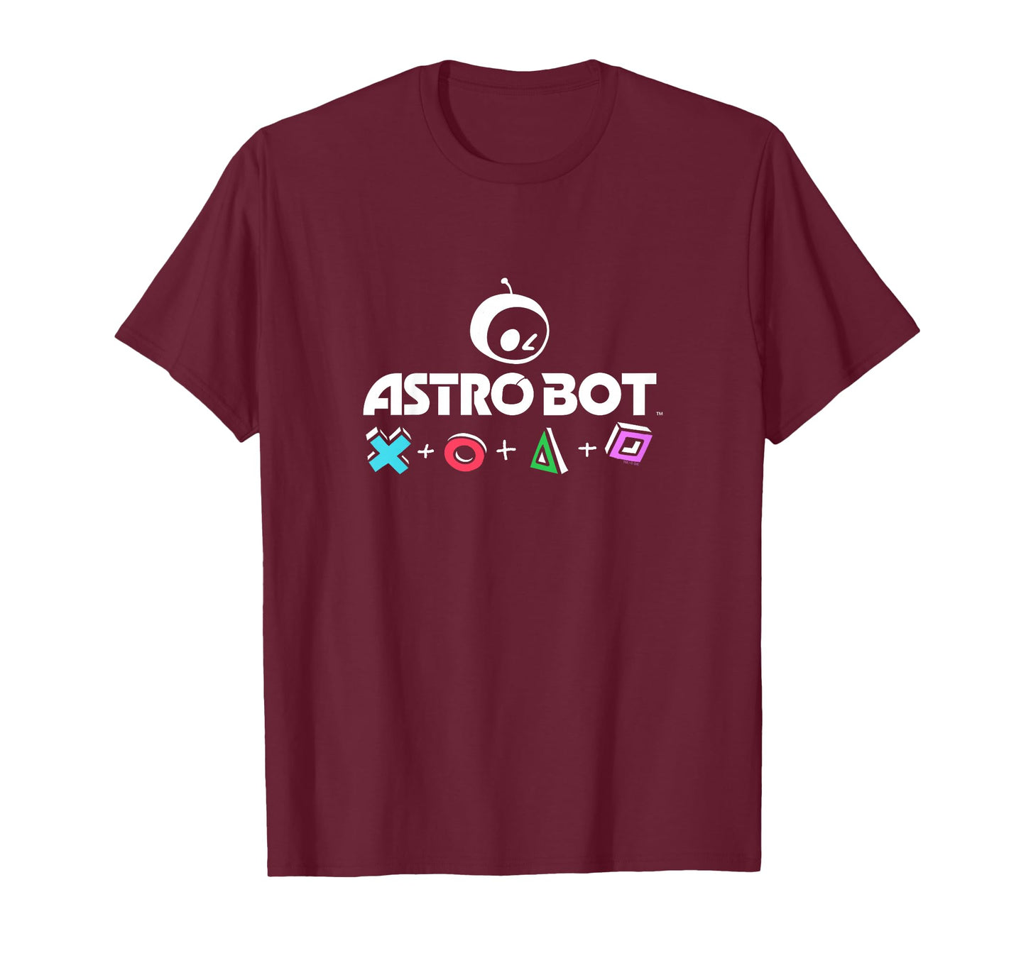 Astro Bot Kids PlayStation Symbols Video Game T-Shirt