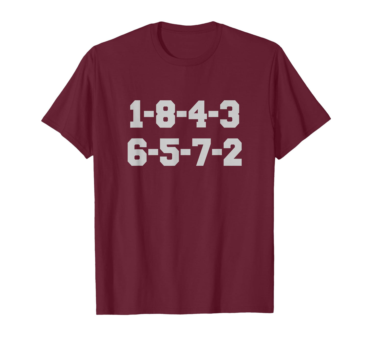1-8-4-3-6-5-7-2 T-Shirt