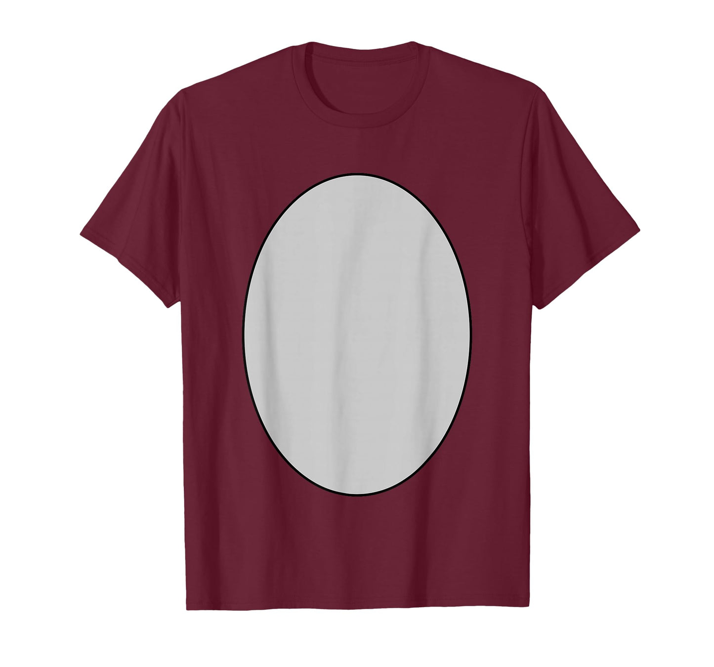 easy lazy diy donkey costume grey circle donkey belly tee T-Shirt
