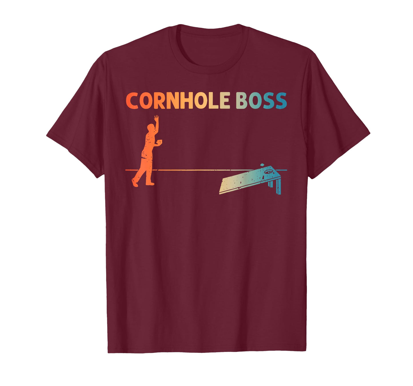 Cool Cornhole Art For Men Women Corn Hole Team Player Master T-Shirt