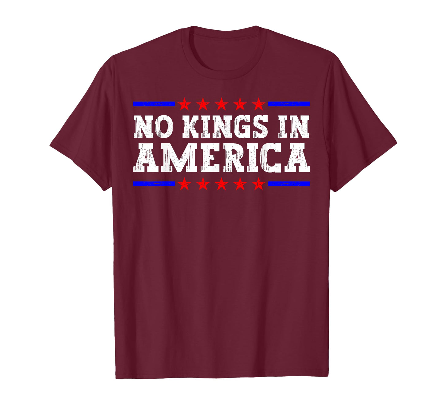 No Kings In America Trump Resist Retro Vintage T-Shirt
