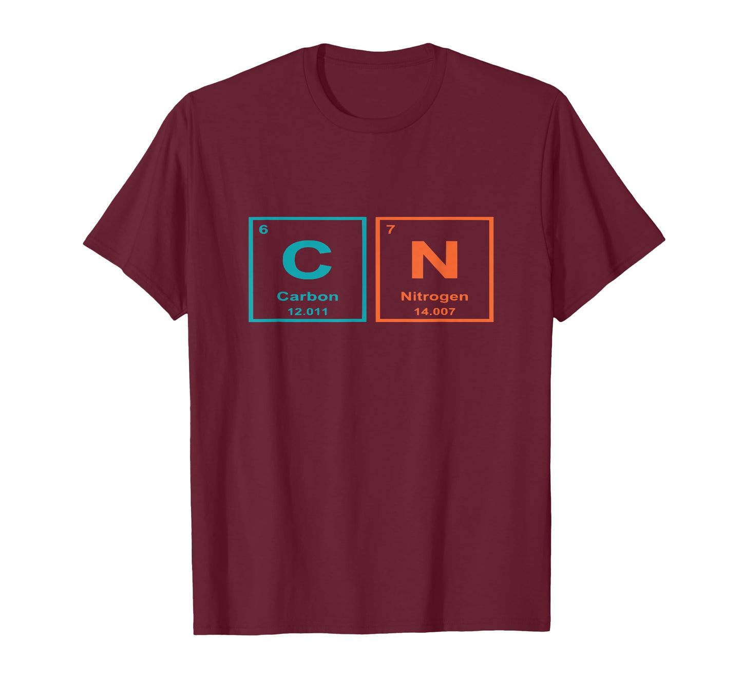 Funny 6 7 Periodic Table Carbon Nitrogen Humor T-Shirt