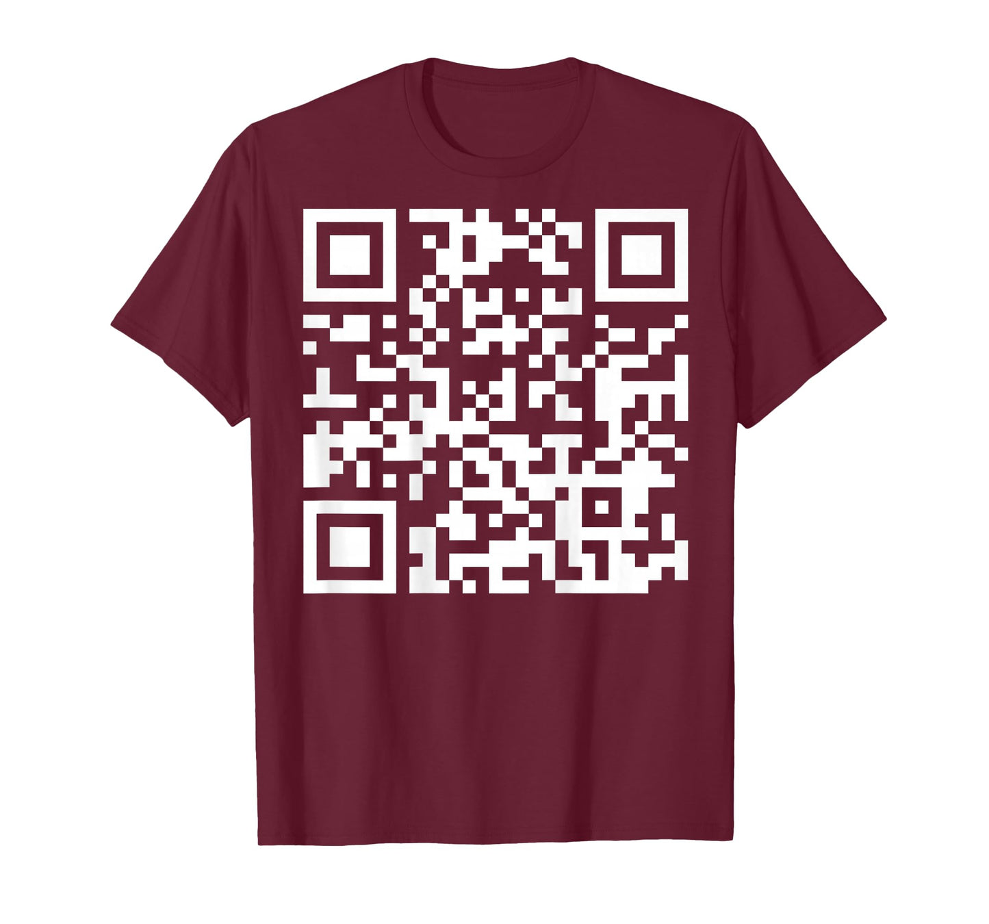 (On Back) Funny QR Fck Off Code Saying Quote For Men Women T-Shirt