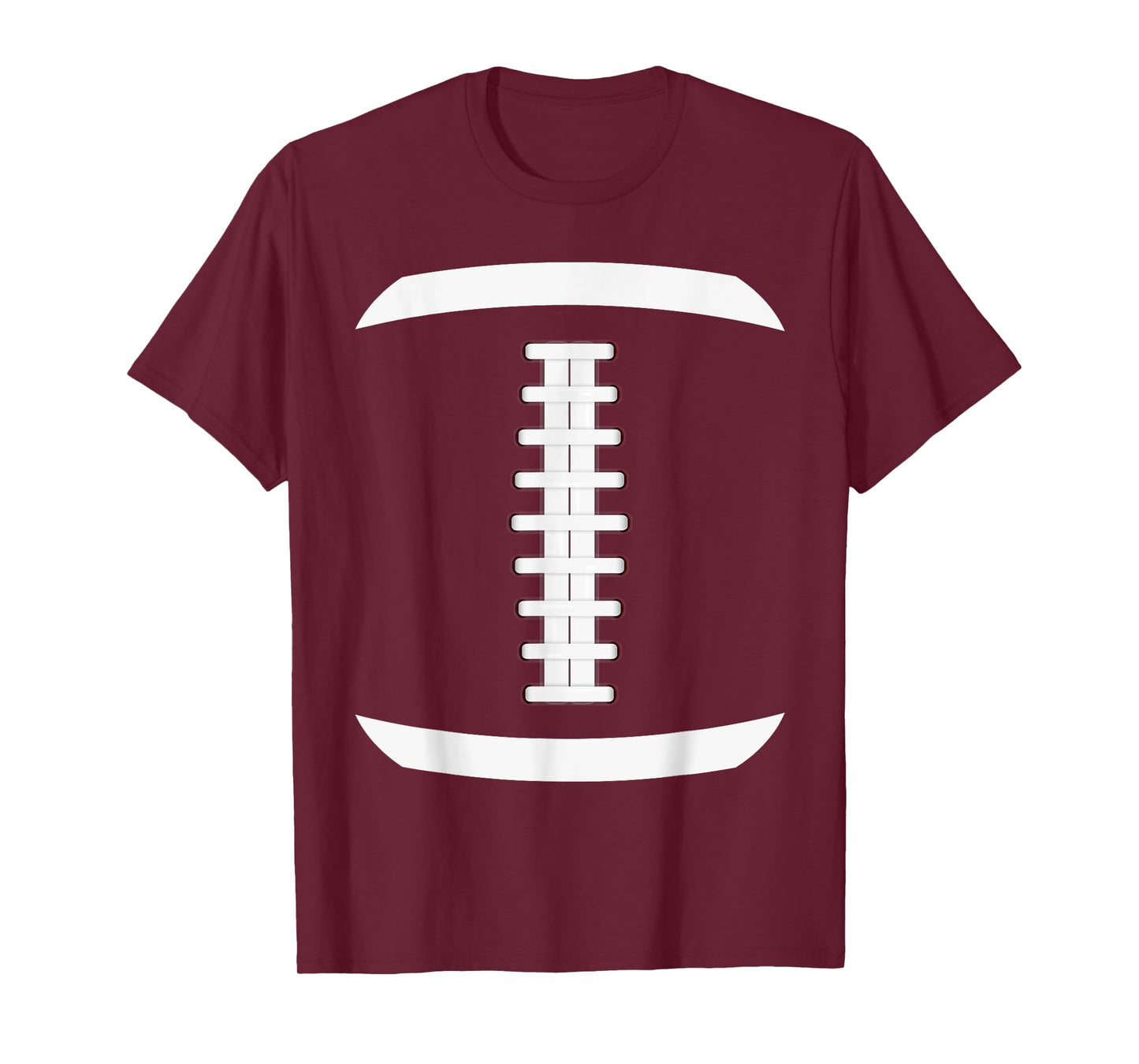 American Football Ball Costume Lace Up Thanksgiving Football T-Shirt