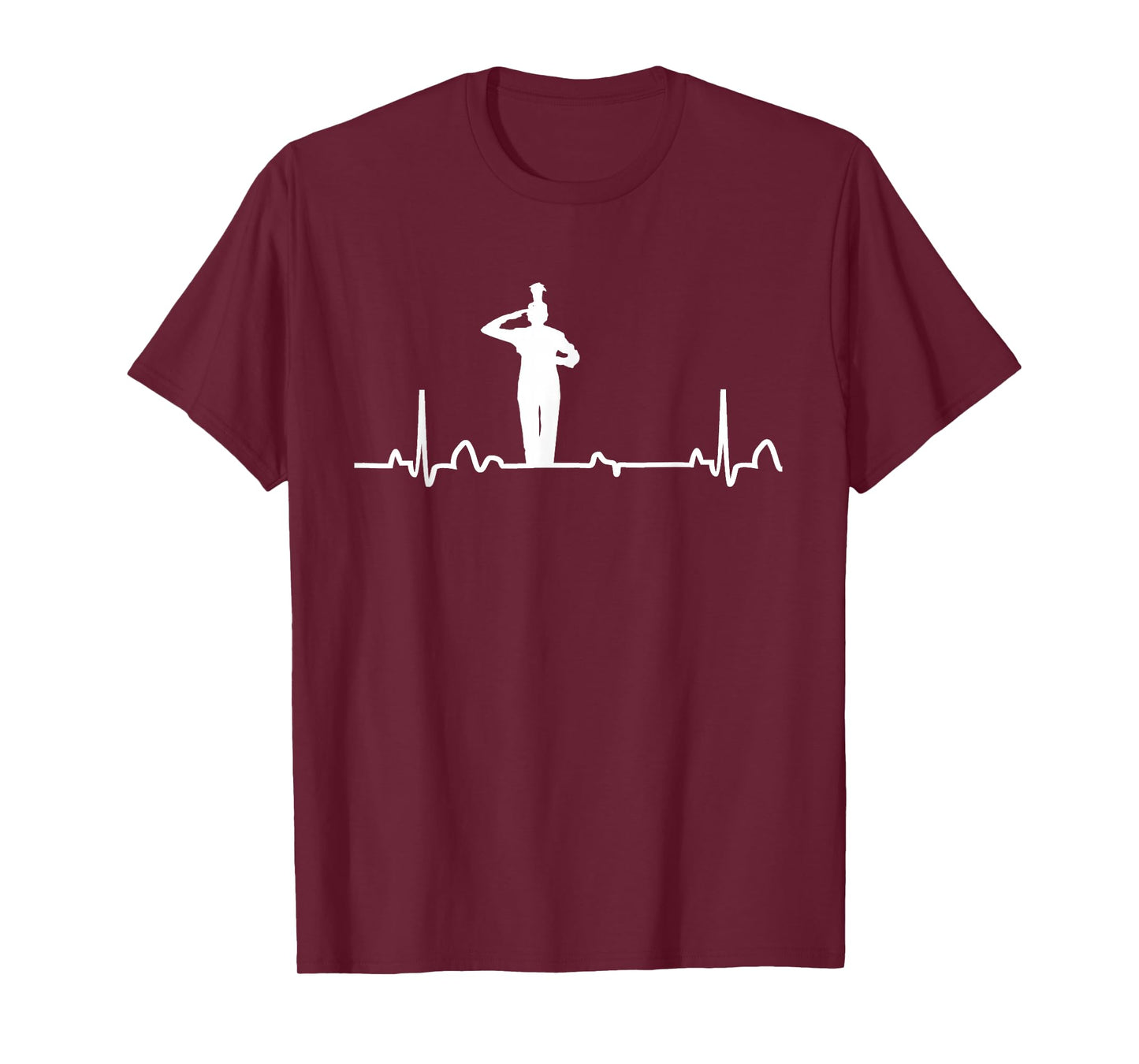Drum Major Heartbeat Shirt Marching Band Apparel Tee T-Shirt