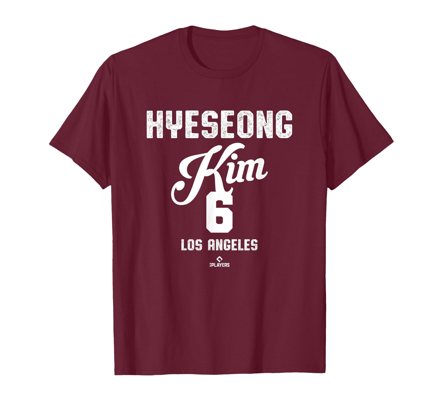 Hyeseong Kim 6 Los Angeles Baseball Vintage MLBPA T-Shirt
