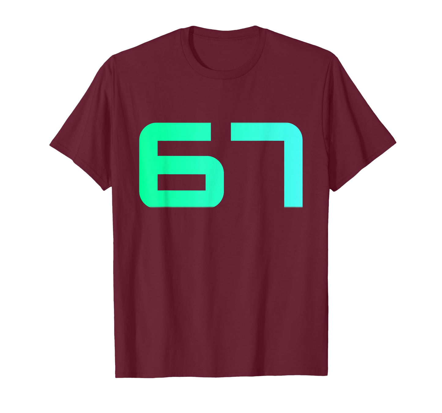 Six Seven 6 7 Futuristic Cool Meme Funny T-Shirt