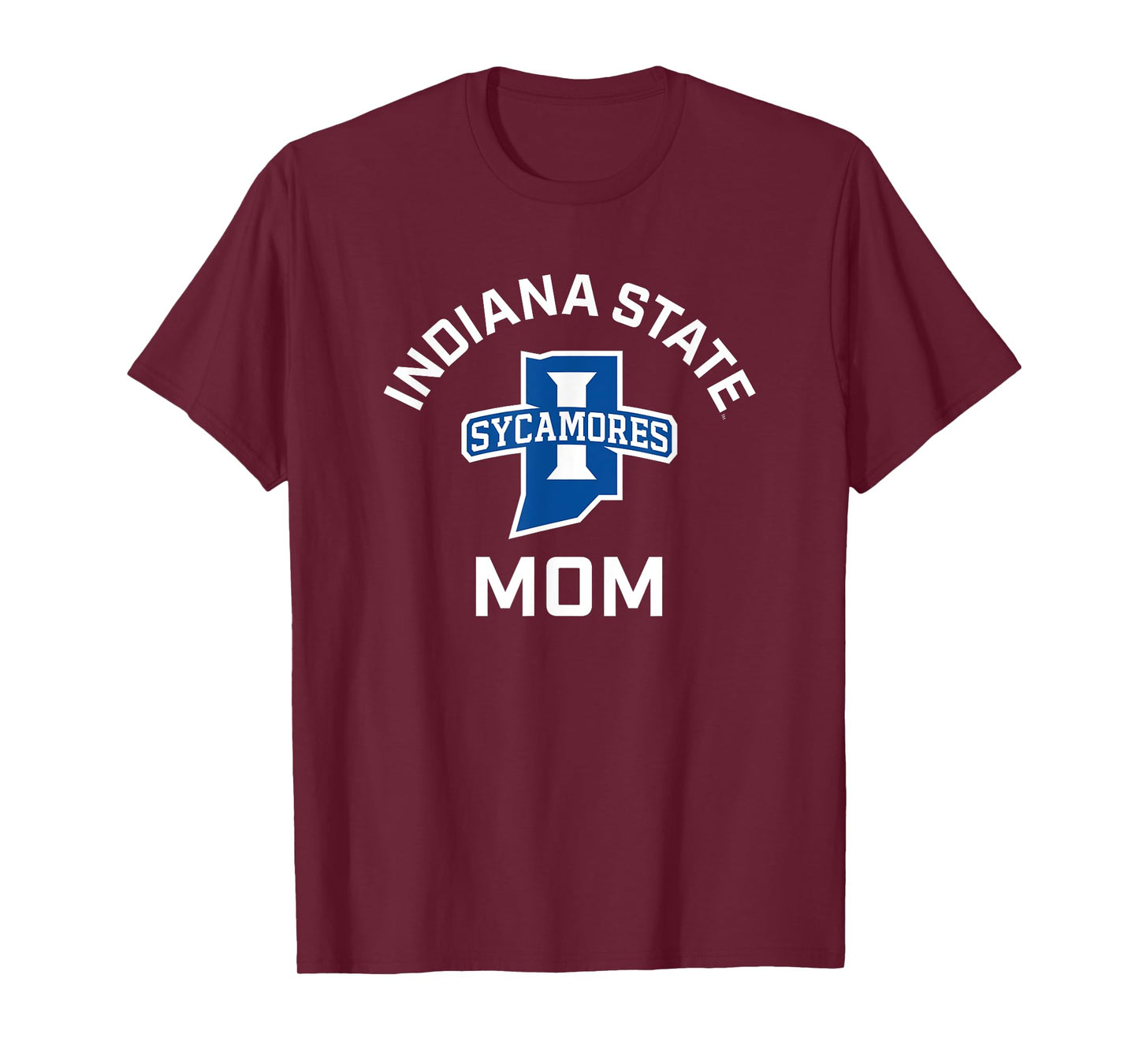Indiana State University Sycamores Arched Mom T-Shirt