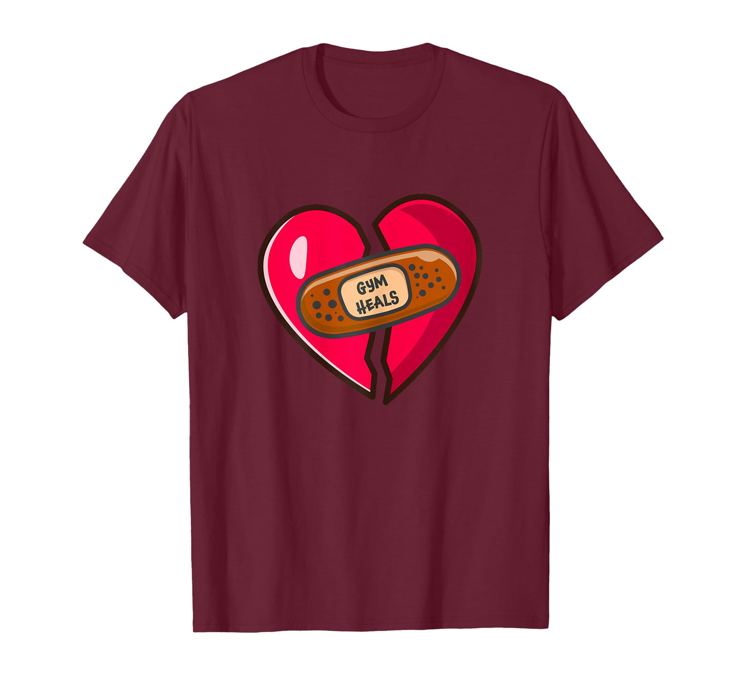 Funny Gym Heals quote cool workout Gym girls T-Shirt
